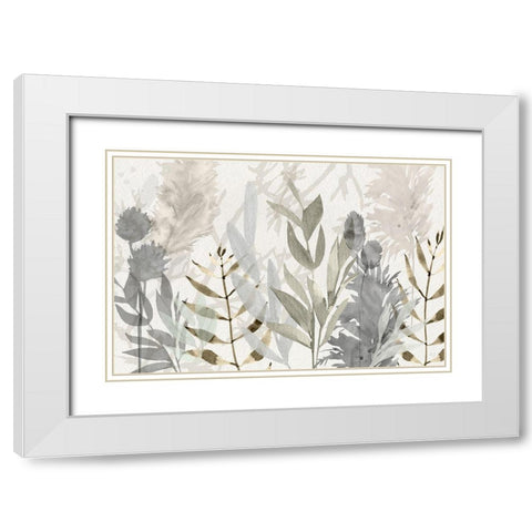 Shadow Woods White Modern Wood Framed Art Print with Double Matting by Jill, Susan
