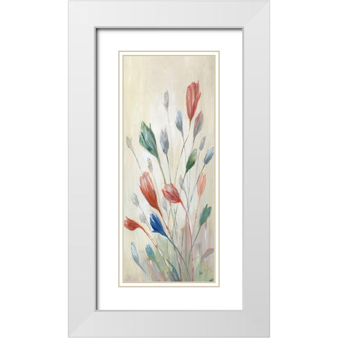 Afternoon Aire II White Modern Wood Framed Art Print with Double Matting by Nan