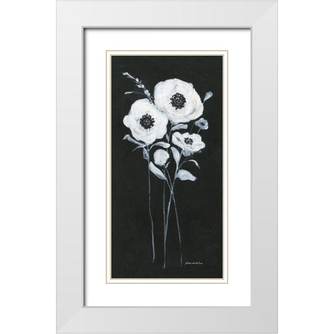 Romantic Botanical II White Modern Wood Framed Art Print with Double Matting by Swatland, Sally