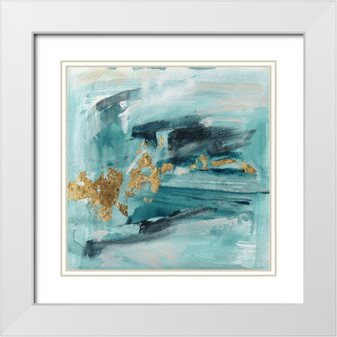 Clear Spring I White Modern Wood Framed Art Print with Double Matting by Jill, Susan