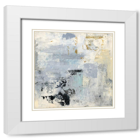 Synergy White Modern Wood Framed Art Print with Double Matting by Swatland, Sally