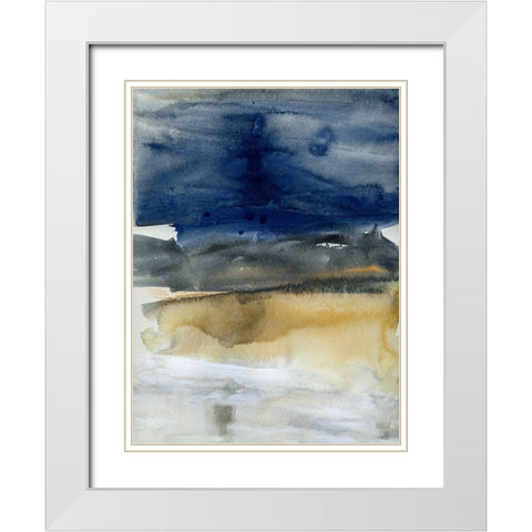 Golden Hour Shadows I White Modern Wood Framed Art Print with Double Matting by Jill, Susan