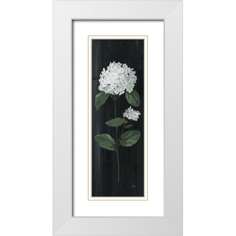 White Country Botanical II White Modern Wood Framed Art Print with Double Matting by Nan