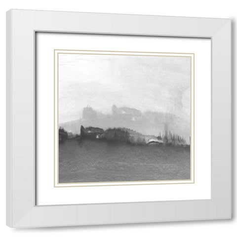 Slauson View II White Modern Wood Framed Art Print with Double Matting by Jill, Susan
