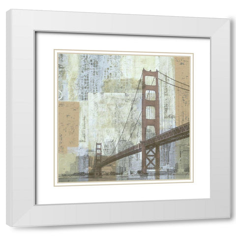 Soft Light Bay White Modern Wood Framed Art Print with Double Matting by Craven, Katrina