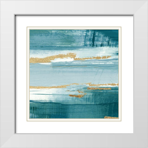 Cool Spring III White Modern Wood Framed Art Print with Double Matting by Jill, Susan