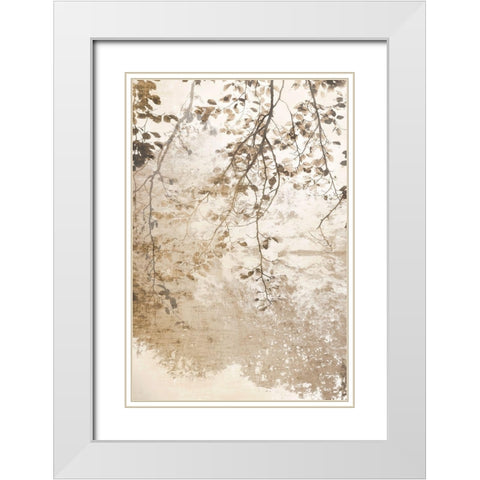 Fresco White Modern Wood Framed Art Print with Double Matting by Weisz, Irene