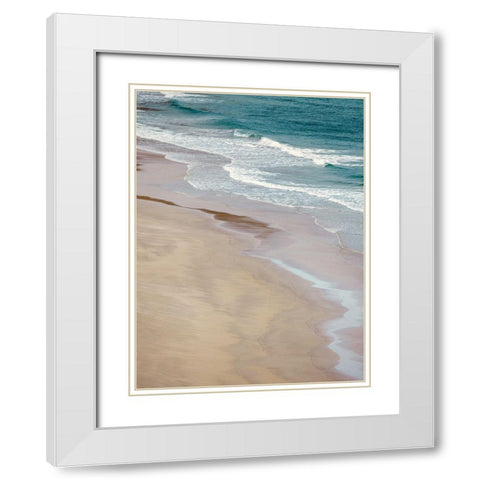 Low Tide Summer White Modern Wood Framed Art Print with Double Matting by Delimont, Danita