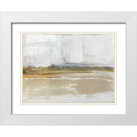 Golden Hour White Modern Wood Framed Art Print with Double Matting by Swatland, Sally