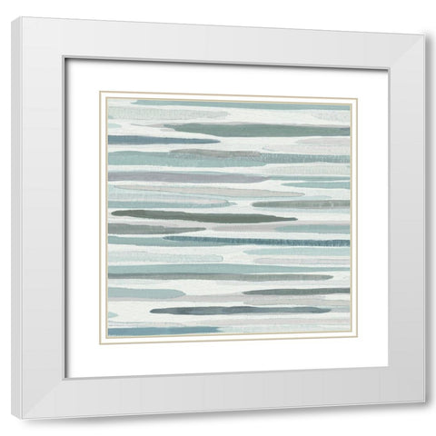 Wind and Water II White Modern Wood Framed Art Print with Double Matting by Jill, Susan