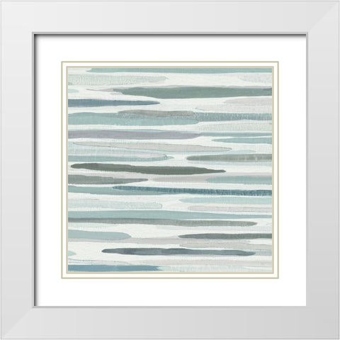 Wind and Water II White Modern Wood Framed Art Print with Double Matting by Jill, Susan