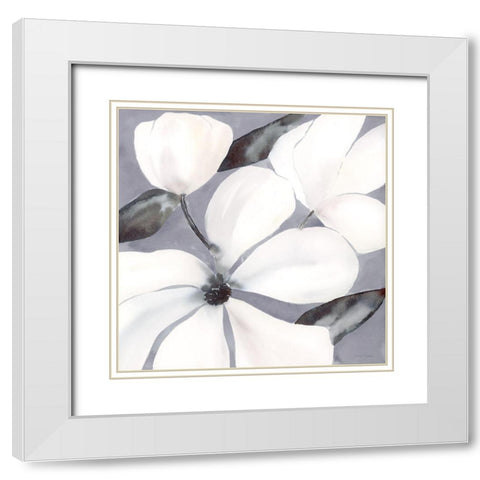 Summer Delight II White Modern Wood Framed Art Print with Double Matting by Brockmon, Kristen