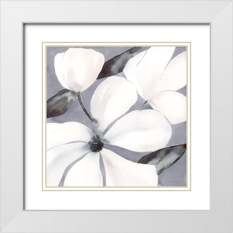 Summer Delight II White Modern Wood Framed Art Print with Double Matting by Brockmon, Kristen