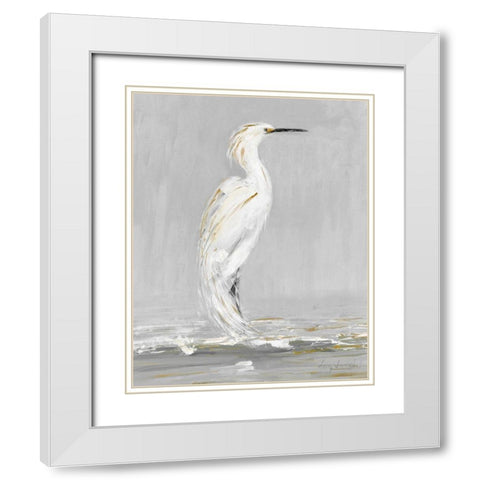 Coast Watching I White Modern Wood Framed Art Print with Double Matting by Swatland, Sally