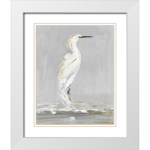 Coast Watching I White Modern Wood Framed Art Print with Double Matting by Swatland, Sally