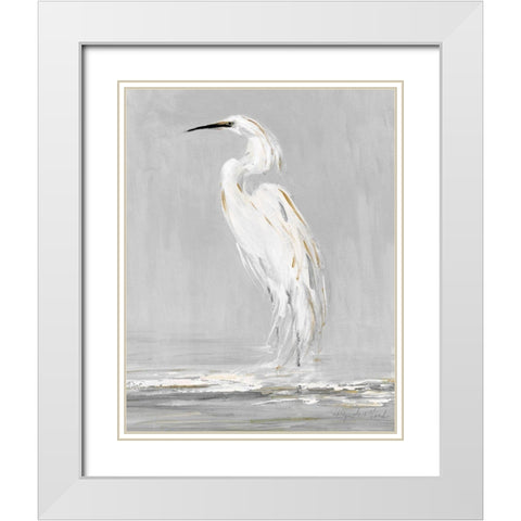 Coast Watching II White Modern Wood Framed Art Print with Double Matting by Swatland, Sally