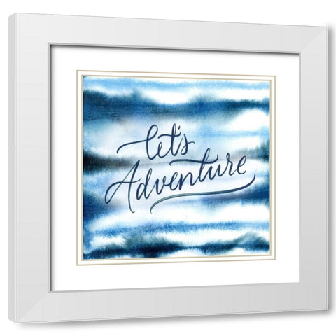 Coastal Adventure White Modern Wood Framed Art Print with Double Matting by Brockmon, Kristen