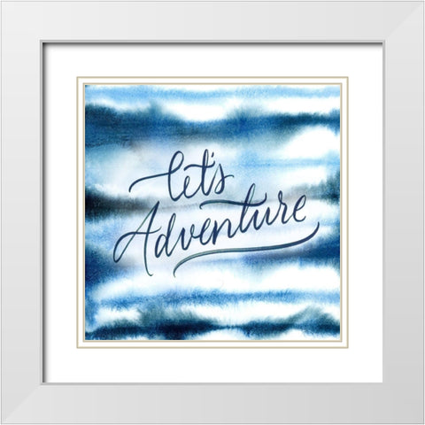 Coastal Adventure White Modern Wood Framed Art Print with Double Matting by Brockmon, Kristen