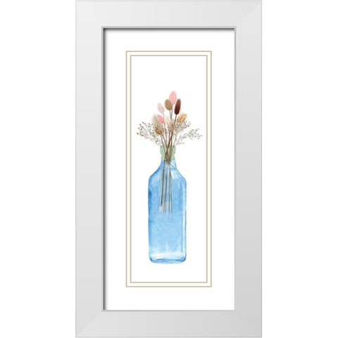 Picked Some Flowers III White Modern Wood Framed Art Print with Double Matting by Jill, Susan