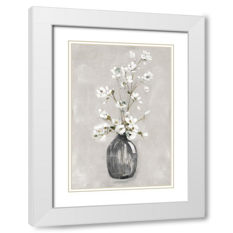 Cottage Spring I White Modern Wood Framed Art Print with Double Matting by Swatland, Sally