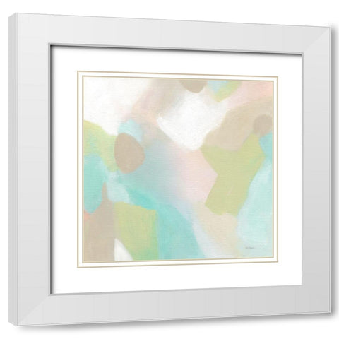 Embrace White Modern Wood Framed Art Print with Double Matting by Robinson, Carol