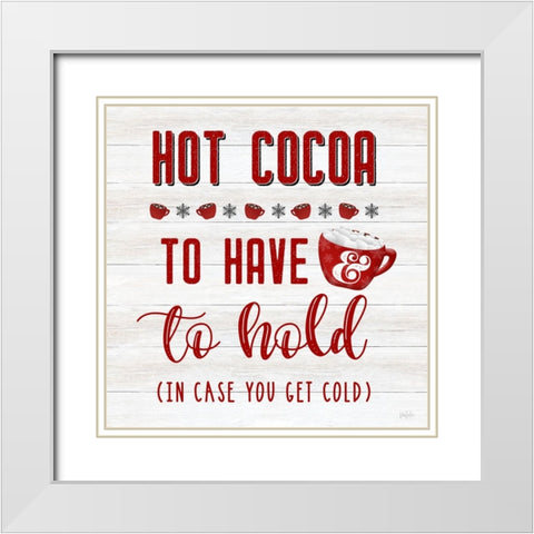 To Have and To Hold White Modern Wood Framed Art Print with Double Matting by Carpentieri, Natalie