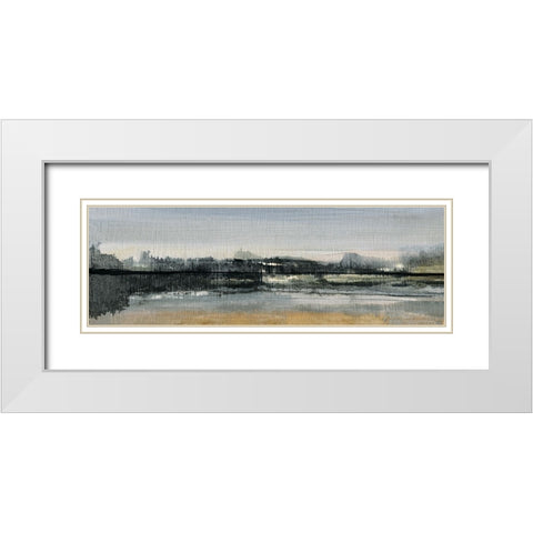 River Cross White Modern Wood Framed Art Print with Double Matting by Jill, Susan