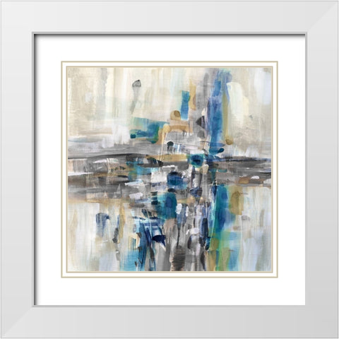 Burnt Pine I White Modern Wood Framed Art Print with Double Matting by Jill, Susan