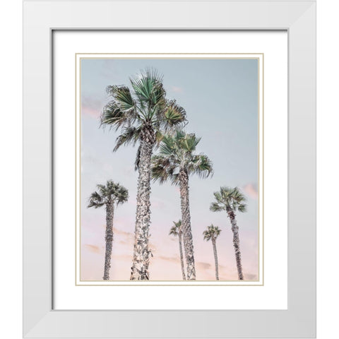 Palm Up II White Modern Wood Framed Art Print with Double Matting by Carpentieri, Natalie