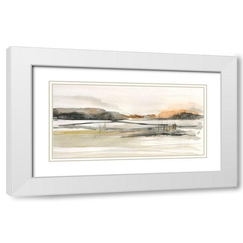 Turnwood Clearing White Modern Wood Framed Art Print with Double Matting by Jill, Susan