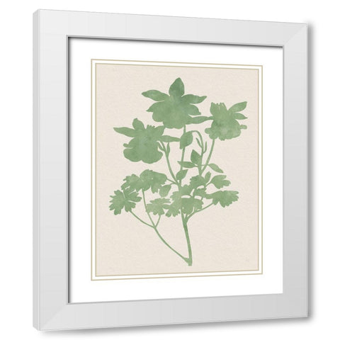 Vintage Garden I White Modern Wood Framed Art Print with Double Matting by Jill, Susan