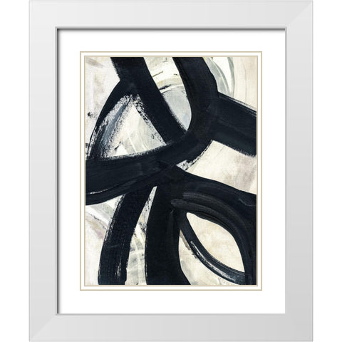 A Day In Brooklyn White Modern Wood Framed Art Print with Double Matting by Jill, Susan