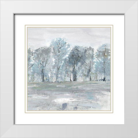 High Meadow I White Modern Wood Framed Art Print with Double Matting by Jill, Susan