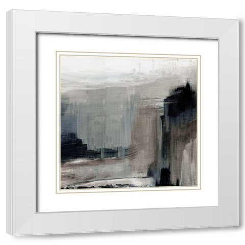 Tuscan Meadow Evening White Modern Wood Framed Art Print with Double Matting by Jill, Susan