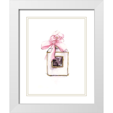 Eau De Toilette White Modern Wood Framed Art Print with Double Matting by Chang, Stella