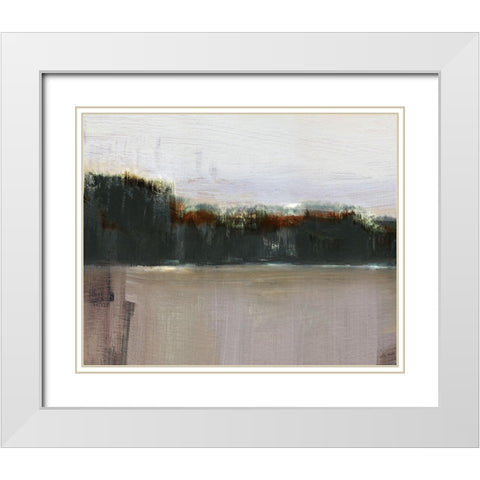 At Dusk Turnwood  White Modern Wood Framed Art Print with Double Matting by Jill, Susan