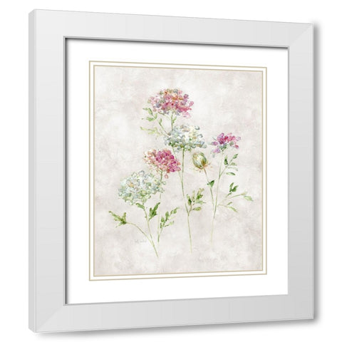 Soft Lace II White Modern Wood Framed Art Print with Double Matting by Swatland, Sally