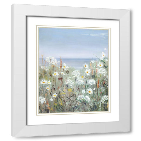 Wild Sea Breeze II White Modern Wood Framed Art Print with Double Matting by Swatland, Sally