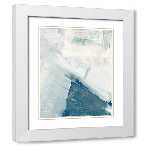 Windblown I White Modern Wood Framed Art Print with Double Matting by Shapiro, Judith