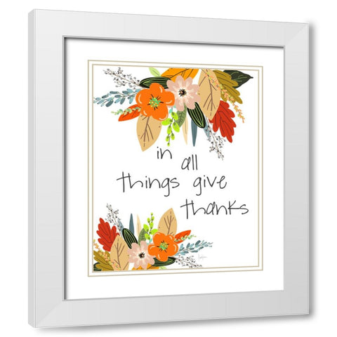 Illustrated Impressions I White Modern Wood Framed Art Print with Double Matting by Finn, Livi