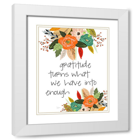 Illustrated Impressions II White Modern Wood Framed Art Print with Double Matting by Finn, Livi