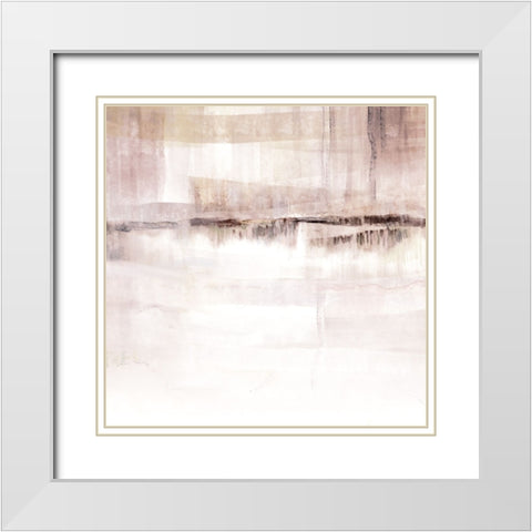 Fair Valley White Modern Wood Framed Art Print with Double Matting by Nan