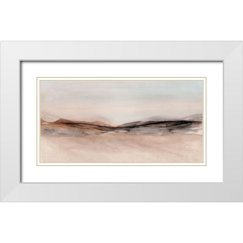 Near Frost Valley White Modern Wood Framed Art Print with Double Matting by Jill, Susan