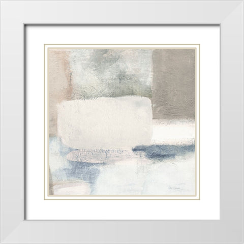Dreaming in Pastel II White Modern Wood Framed Art Print with Double Matting by Robinson, Carol
