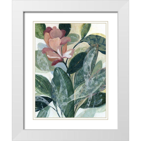 Lush Guardians White Modern Wood Framed Art Print with Double Matting by Robinson, Carol
