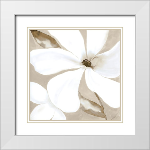 Soft Summer I White Modern Wood Framed Art Print with Double Matting by Brockmon, Kristen