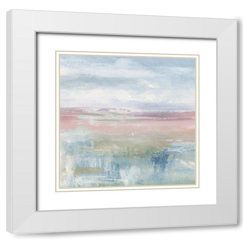Back Shandelee II White Modern Wood Framed Art Print with Double Matting by Jill, Susan