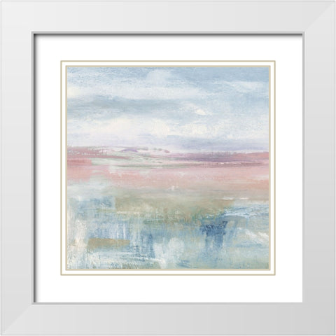 Back Shandelee II White Modern Wood Framed Art Print with Double Matting by Jill, Susan