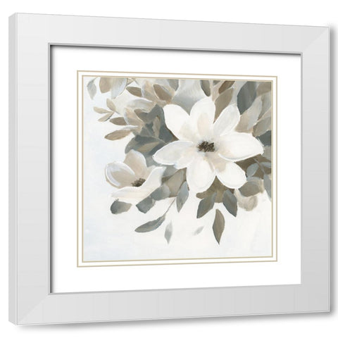 Modern Romance III White Modern Wood Framed Art Print with Double Matting by Nan