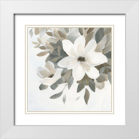 Modern Romance III White Modern Wood Framed Art Print with Double Matting by Nan